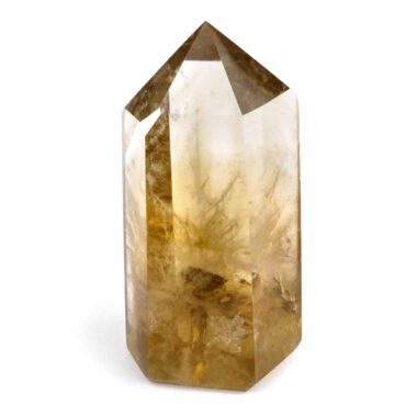 große Citrin Natur Spitze Höhe 81 mm transparent Brasilien beste Farbe Edelsteine Heilsteine bei Wunderstein24