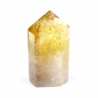 Citrin Natur Spitze Höhe 62 mm transparent aus Brasilien in bester Farbe Edelsteine Heilsteine bei Wunderstein24