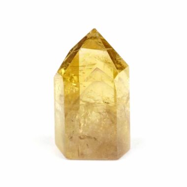 Citrin Natur Spitze Höhe 40 mm transparent aus Brasilien in bester Farbe Edelsteine Heilsteine bei Wunderstein24
