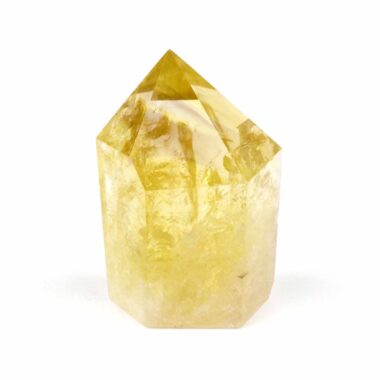 Citrin Natur Spitze Höhe 44 mm transparent aus Brasilien in bester Farbe Edelsteine Heilsteine bei Wunderstein24