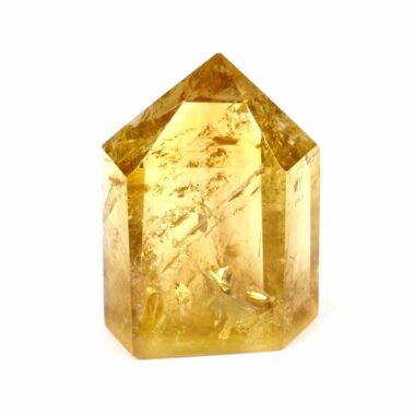 Citrin Natur Spitze Höhe 41 mm transparent aus Brasilien in bester Farbe Edelsteine Heilsteine bei Wunderstein24