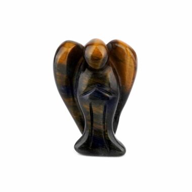 Falkenauge Engel | Schutzengel stehende Figur Edelsteine Heilsteine bei Wunderstein24