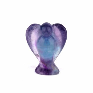 Fluorit bunt | Regenbogenfluorit Engel | Schutzengel stehende Figur Edelsteine Heilsteine bei Wunderstein24