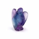 Fluorit bunt | Regenbogenfluorit Engel | Schutzengel stehende Figur Edelsteine Heilsteine bei Wunderstein24