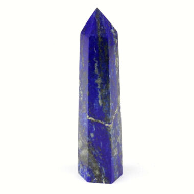 große Lapislazuli Spitze Höhe 110 mm aus Afghanistan in bester Farbe Edelsteine Heilsteine bei Wunderstein24