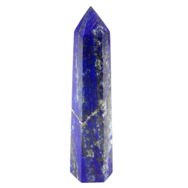 große Lapislazuli Spitze Höhe 110 mm aus Afghanistan in bester Farbe Edelsteine Heilsteine bei Wunderstein24