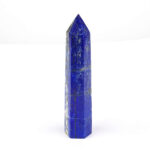 große Lapislazuli Spitze Höhe 99 mm aus Afghanistan in bester Farbe Edelsteine Heilsteine bei Wunderstein24