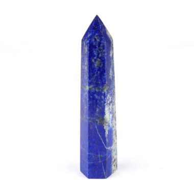 große Lapislazuli Spitze Höhe 108 mm aus Afghanistan in bester Farbe Edelsteine Heilsteine bei Wunderstein24
