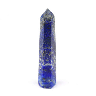 große Lapislazuli Spitze Höhe 99 mm aus Afghanistan in bester Farbe Edelsteine Heilsteine bei Wunderstein24