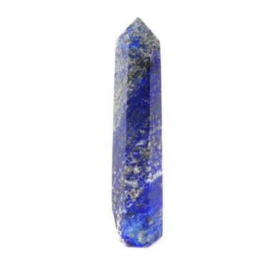 große Lapislazuli Spitze Höhe 99 mm aus Afghanistan in bester Farbe Edelsteine Heilsteine bei Wunderstein24