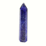 große Lapislazuli Spitze Höhe 115 mm aus Afghanistan in bester Farbe Edelsteine Heilsteine bei Wunderstein24