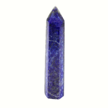 große Lapislazuli Spitze Höhe 106 mm aus Afghanistan in bester Farbe Edelsteine Heilsteine bei Wunderstein24