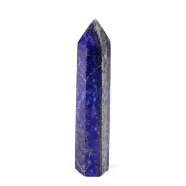 große Lapislazuli Spitze Höhe 106 mm aus Afghanistan in bester Farbe Edelsteine Heilsteine bei Wunderstein24