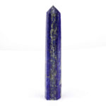 große Lapislazuli Spitze Höhe 110 mm aus Afghanistan in bester Farbe Edelsteine Heilsteine bei Wunderstein24