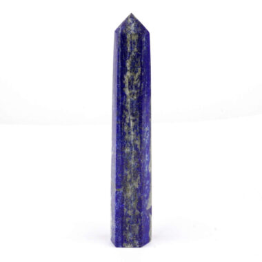 große Lapislazuli Spitze Höhe 134 mm aus Afghanistan in bester Farbe Edelsteine Heilsteine bei Wunderstein24
