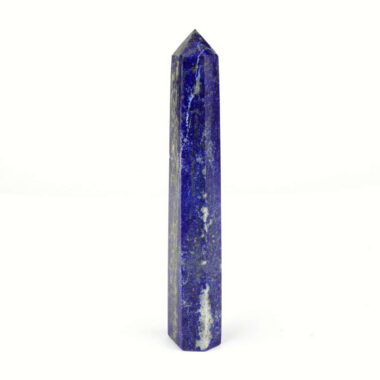 große Lapislazuli Spitze Höhe 134 mm aus Afghanistan in bester Farbe Edelsteine Heilsteine bei Wunderstein24