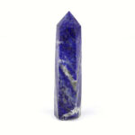 große Lapislazuli Spitze Höhe 138 mm aus Afghanistan in bester Farbe Edelsteine Heilsteine bei Wunderstein24