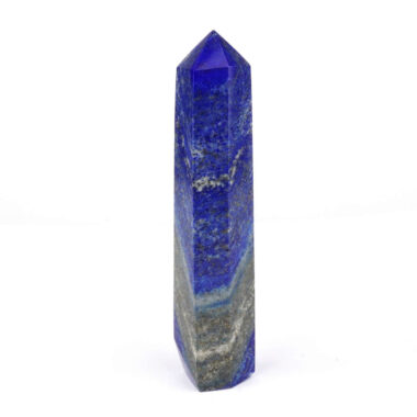 große Lapislazuli Spitze Höhe 138 mm aus Afghanistan in bester Farbe Edelsteine Heilsteine bei Wunderstein24