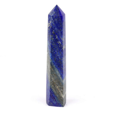 große Lapislazuli Spitze Höhe 138 mm aus Afghanistan in bester Farbe Edelsteine Heilsteine bei Wunderstein24