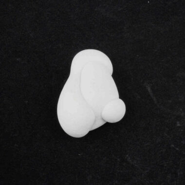 Feenstein weiß Wüsten – Opal Ø 44 mm Menilith Heilstein Göttinnenstein Edelsteine Heilsteine bei Wunderstein24