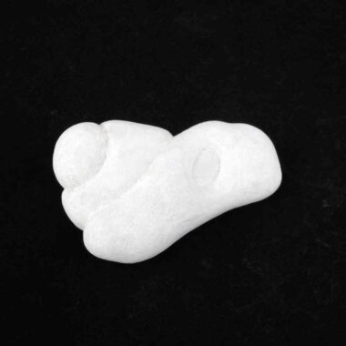 Feenstein weiß Wüsten – Opal Ø 61 mm Menilith Heilstein Göttinnenstein Edelsteine Heilsteine bei Wunderstein24