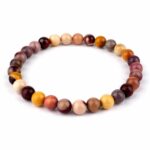 Mookait Ø 6 mm Kugel | Perlen Edelstein Armband flexibel und dehnbar Edelsteine Heilsteine bei Wunderstein24