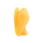 Orangencalcit Engel | Schutzengel stehende Figur Edelsteine Heilsteine bei Wunderstein24
