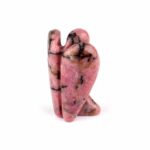 Rhodonit Engel | Schutzengel stehende Figur Edelsteine Heilsteine bei Wunderstein24