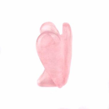 Rosenquarz Engel | Schutzengel stehende Figur Edelsteine Heilsteine bei Wunderstein24