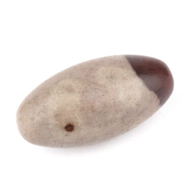 Shiva Lingam Heilstein Länge 56 mm vom Fluß Narmada in Indien Energiestein Edelsteine Heilsteine bei Wunderstein24
