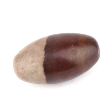 Shiva Lingam Heilstein Länge 53 mm vom Fluß Narmada in Indien Energiestein Edelsteine Heilsteine bei Wunderstein24