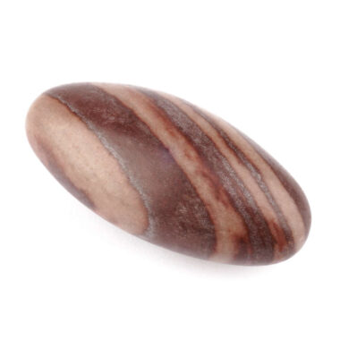 Shiva Lingam Heilstein Länge 81 mm vom Fluß Narmada in Indien Energiestein Edelsteine Heilsteine bei Wunderstein24