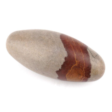 Shiva Lingam Heilstein Länge 83 mm vom Fluß Narmada in Indien Energiestein Edelsteine Heilsteine bei Wunderstein24