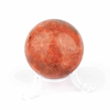 Sonnenstein Kugel Ø 45 mm aus Indien in sehr guter Qualität und bester Farbe Edelsteine Heilsteine bei Wunderstein24