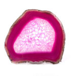 große Achatscheibe poliert pink | rosa Ø 151 mm aus Brasilien in bester Farbe Edelsteine Heilsteine bei Wunderstein24