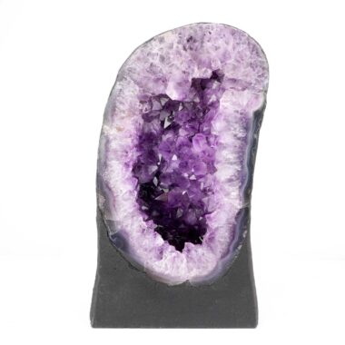 XXL Amethyst Druse AAA-Qualität Höhe 277 mm / 6800 g Geode Stufe Standfläche Edelsteine Heilsteine bei Wunderstein24