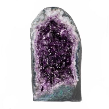 XXL Amethyst Druse AAA-Qualität Höhe 360 mm / 15650 g Geode Stufe Standfläche Edelsteine Heilsteine bei Wunderstein24