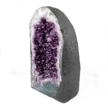 XXL Amethyst Druse AAA-Qualität Höhe 360 mm / 15650 g Geode Stufe Standfläche Edelsteine Heilsteine bei Wunderstein24