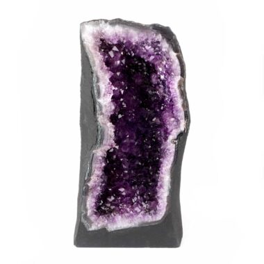 XXL Amethyst Druse AAA-Qualität Höhe 417 mm / 19140 g Geode Stufe Standfläche Edelsteine Heilsteine bei Wunderstein24
