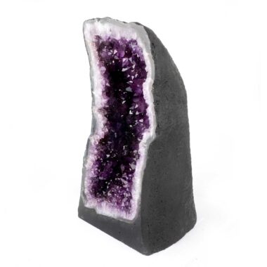 XXL Amethyst Druse AAA-Qualität Höhe 417 mm / 19140 g Geode Stufe Standfläche Edelsteine Heilsteine bei Wunderstein24