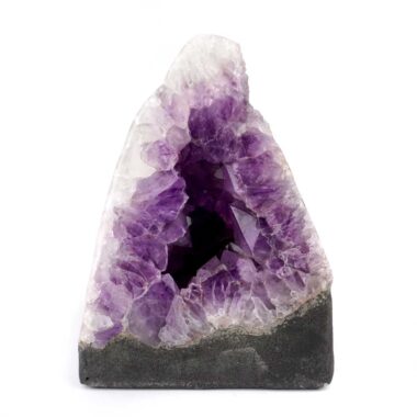 XXL Amethyst Druse AA+-Qualität Höhe 205 mm / 3370 g Geode Stufe Standfläche Edelsteine Heilsteine bei Wunderstein24