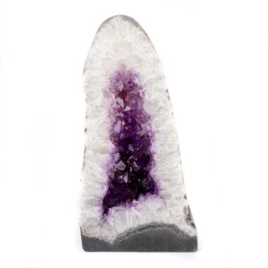 XXL Amethyst Druse AAA-Qualität Höhe 458 mm / 13230 g Geode Stufe Standfläche Edelsteine Heilsteine bei Wunderstein24