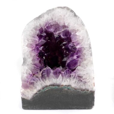 XXL Amethyst Druse AAA-Qualität Höhe 259 mm / 8270 g Geode Stufe Standfläche Edelsteine Heilsteine bei Wunderstein24
