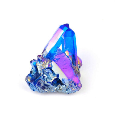 Aqua Angel Aura Bergkristall Stufe blau aus Brasilien Edelsteine Heilsteine bei Wunderstein24