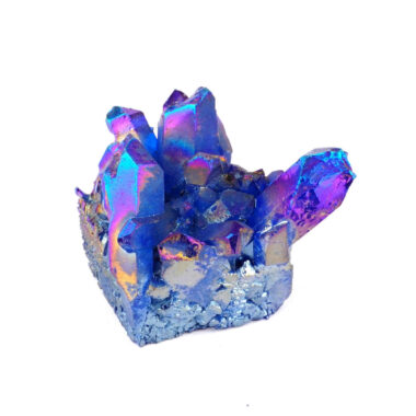 Aqua Angel Aura Bergkristall Stufe blau aus Brasilien Edelsteine Heilsteine bei Wunderstein24