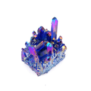 Aqua Angel Aura Bergkristall Stufe blau aus Brasilien Edelsteine Heilsteine bei Wunderstein24