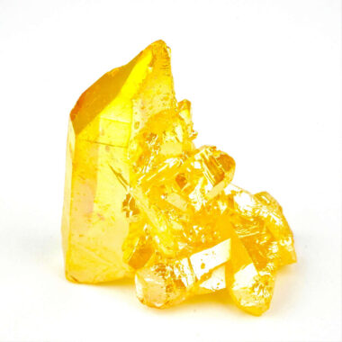 Aqua Angel Aura Bergkristall Stufe gelb aus Brasilien Edelsteine Heilsteine bei Wunderstein24