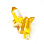 Aqua Angel Aura Bergkristall Stufe gelb aus Brasilien Edelsteine Heilsteine bei Wunderstein24