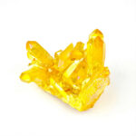 Aqua Angel Aura Bergkristall Stufe gelb aus Brasilien Edelsteine Heilsteine bei Wunderstein24