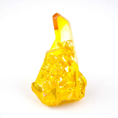 Aqua Angel Aura Bergkristall Stufe gelb aus Brasilien Edelsteine Heilsteine bei Wunderstein24
